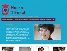 Tablet Screenshot of hannatiferet.com
